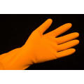 Бытовая латексная перчатка оранжевого цвета/многофункциональная резиновая перчатка